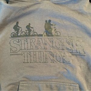 Stranger Things dark gray hoodie